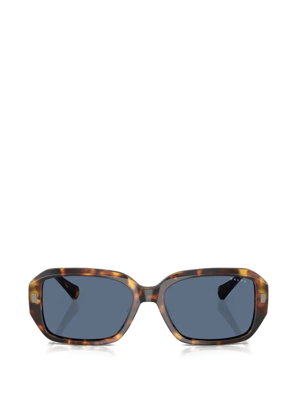 Polo Ralph Lauren Tortoiseshell-effect Rectangle-frame Sunglasses In Brown