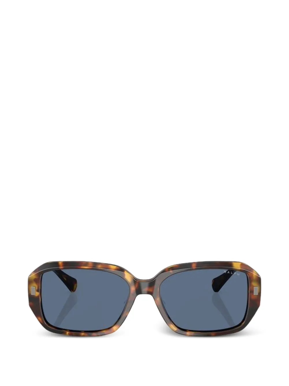 Polo Ralph Lauren tortoiseshell-effect rectangle-frame sunglasses - Marrone