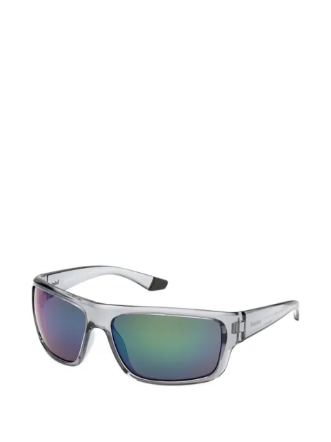 Timberland rectangle-frame polarized sunglasses