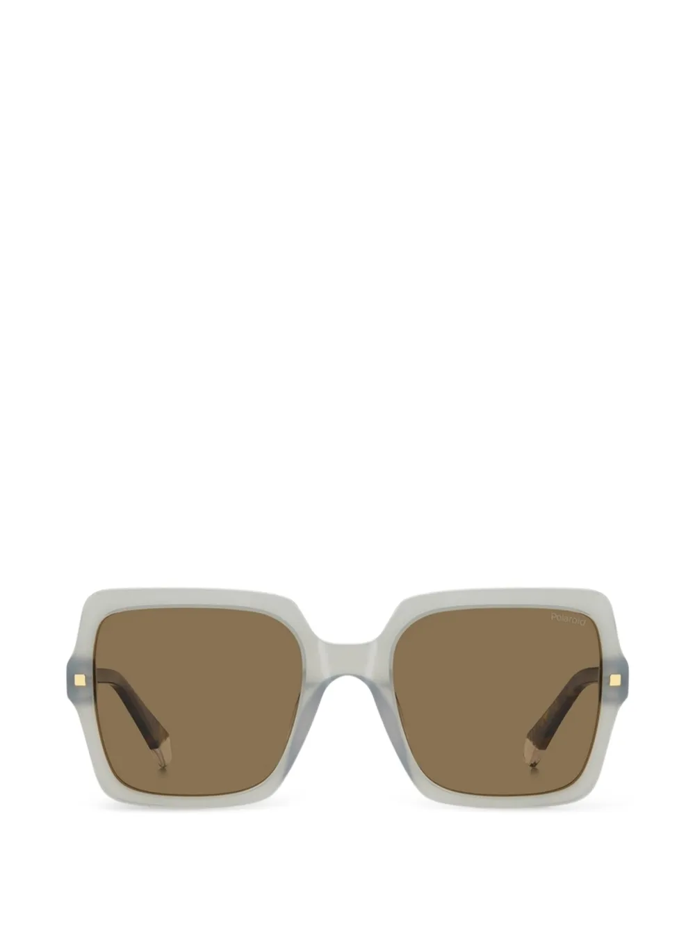 Polaroid square-frame polarized sunglasses - Verde
