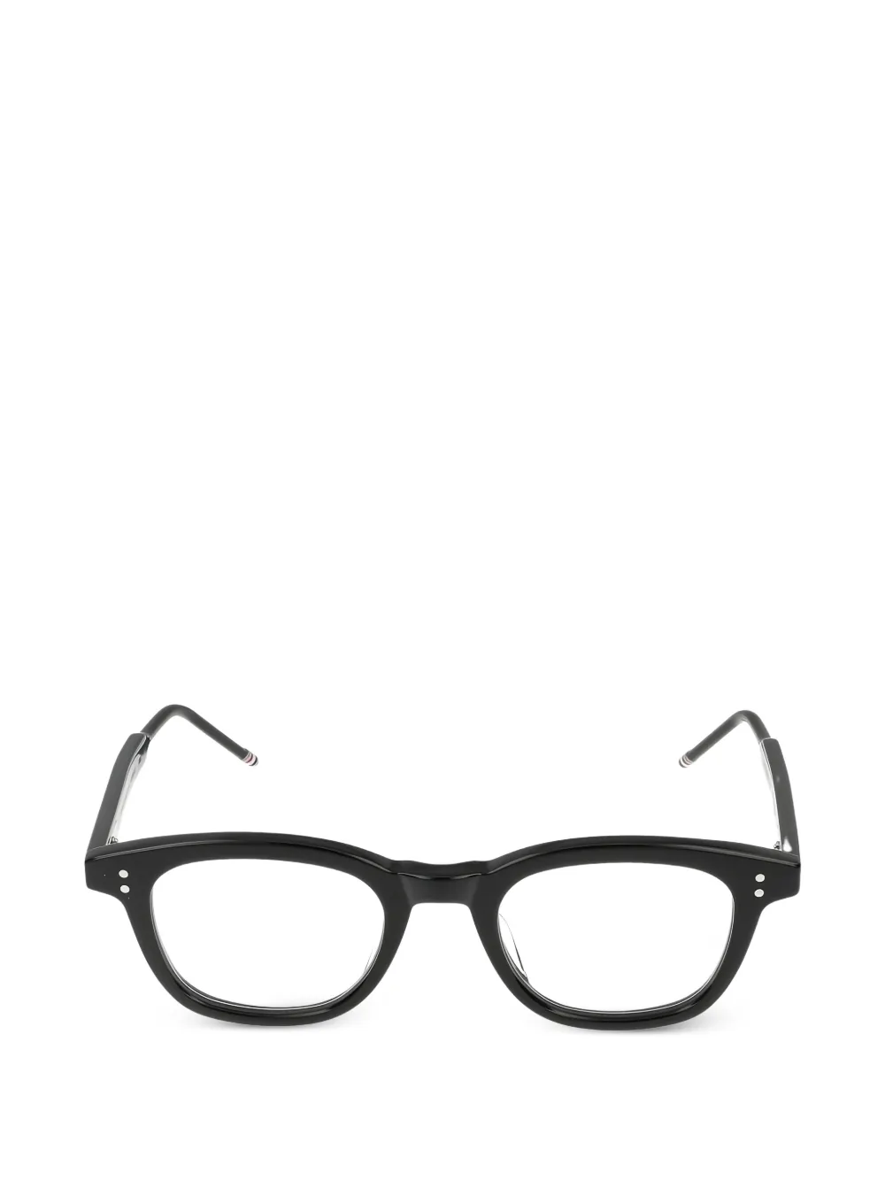 Thom Browne Square-frame Glasses In Black