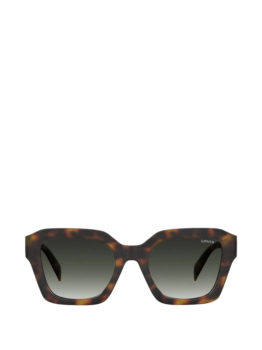 Levi's geometric-frame sunglasses - Braun
