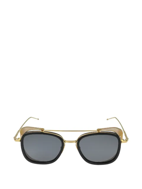 Thom Browne mesh-shield square-frame sunglasses