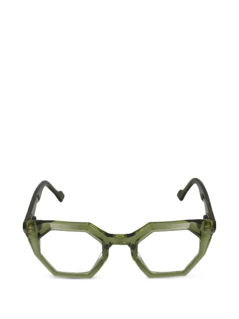 Yohji Yamamoto geometric-frame glasses