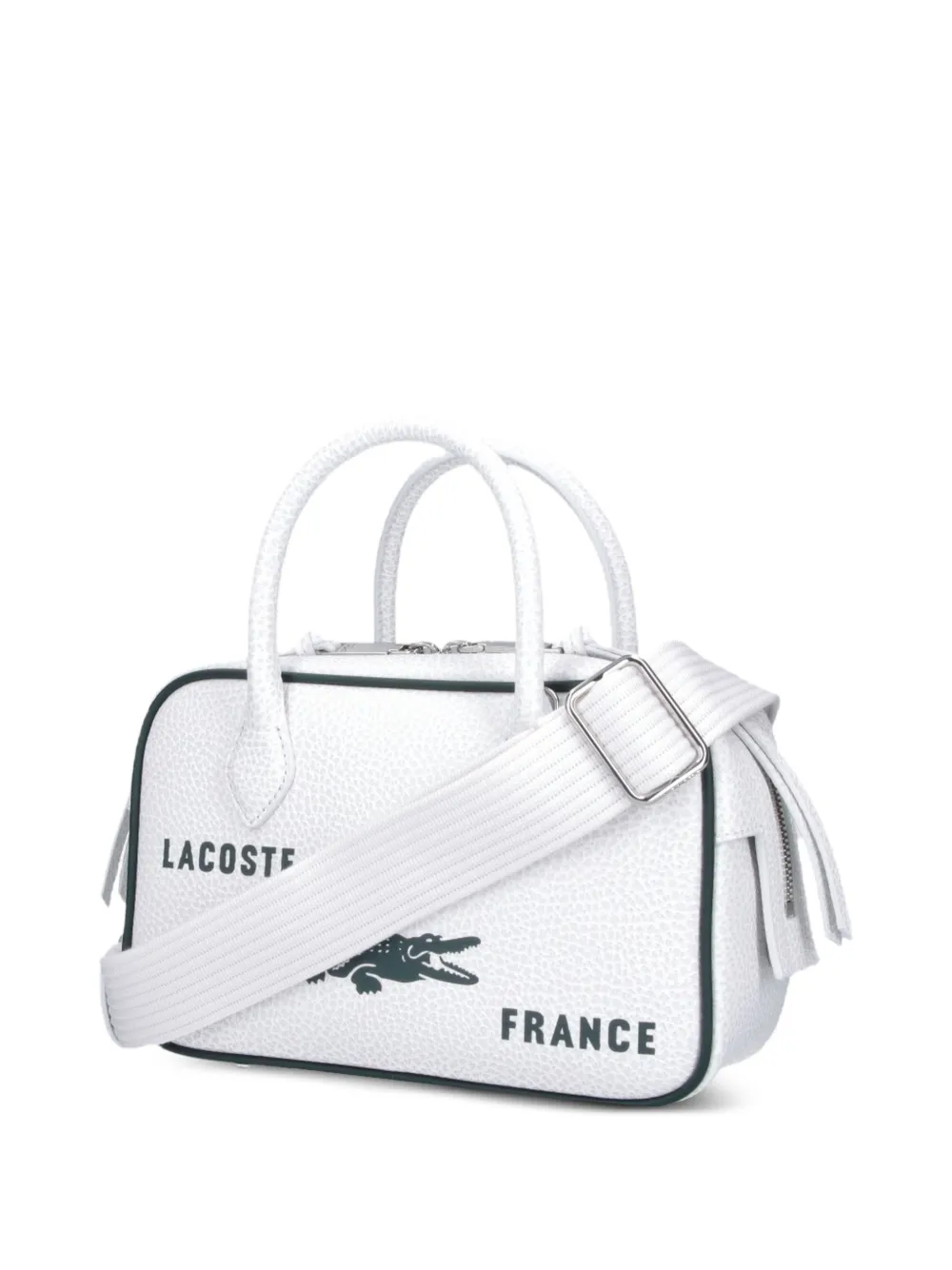 Lacoste ロゴ ハンドバッグ | ホワイト | FARFETCH JP