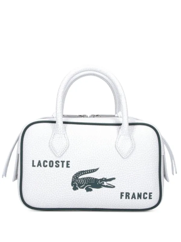 Lacoste ロゴ ハンドバッグ | ホワイト | FARFETCH JP