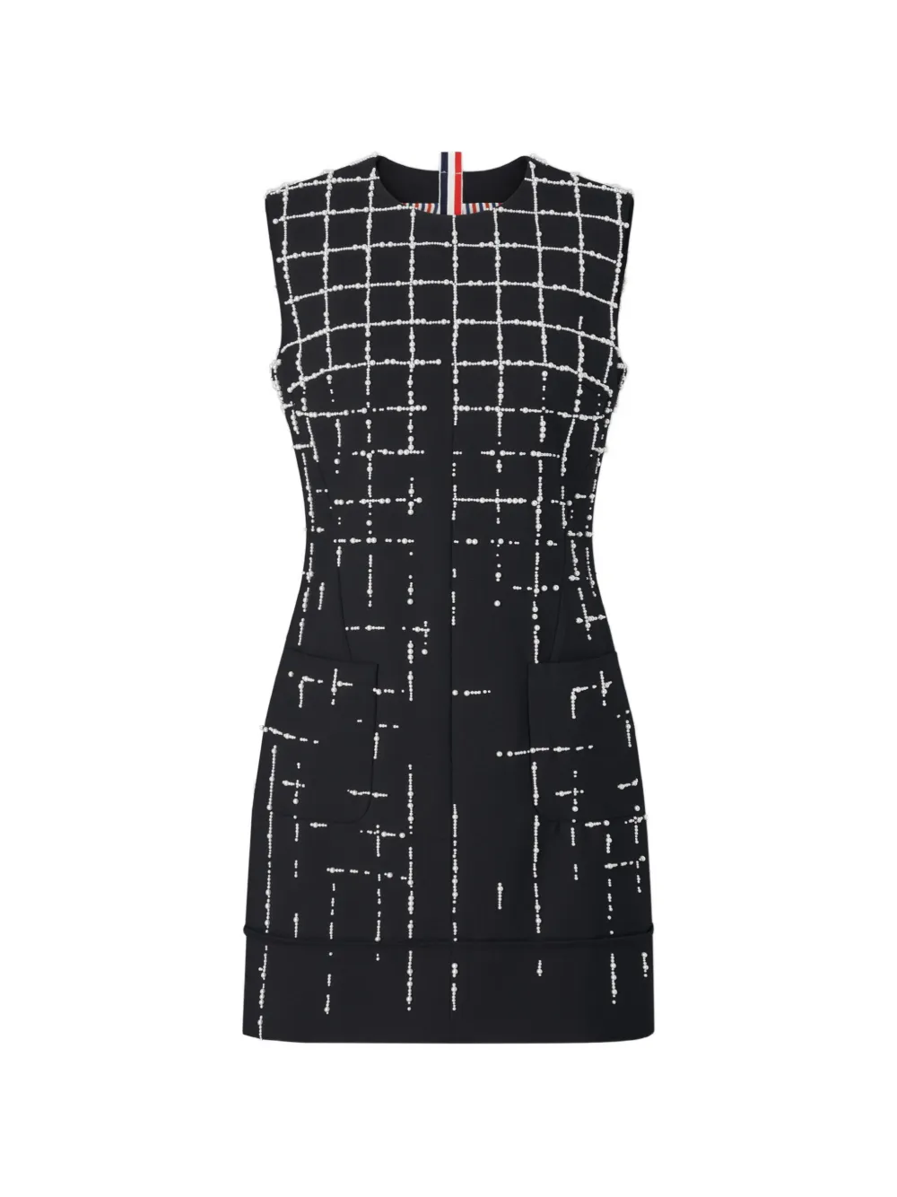 Thom Browne Abito corto con perline - Nero
