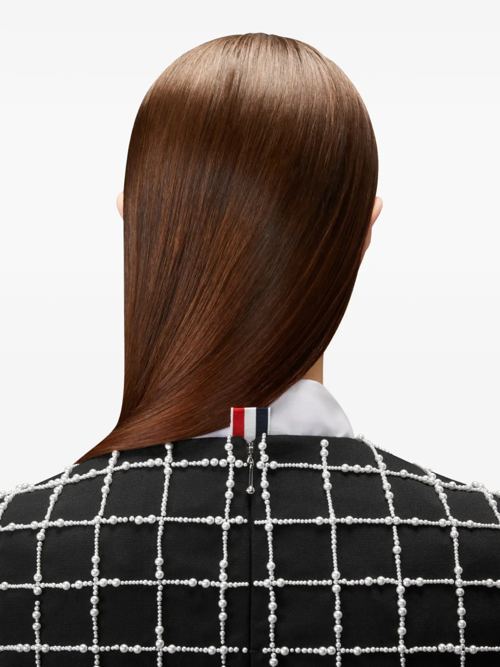 Thom Browne Mini-jurk verfraaid met kralen Zwart