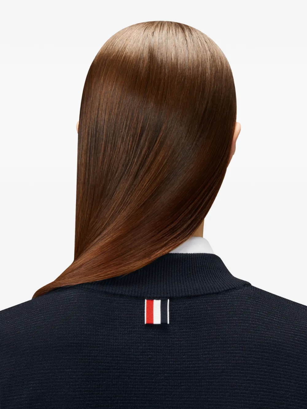Thom Browne Ottoman Milano Stitch 4-Bar bomberjack Blauw