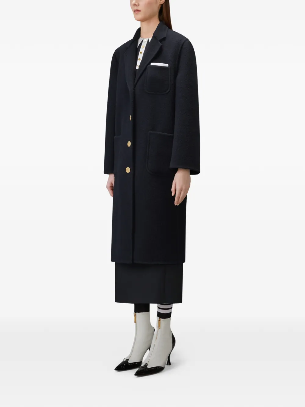 Thom Browne Jas met borstzak Blauw