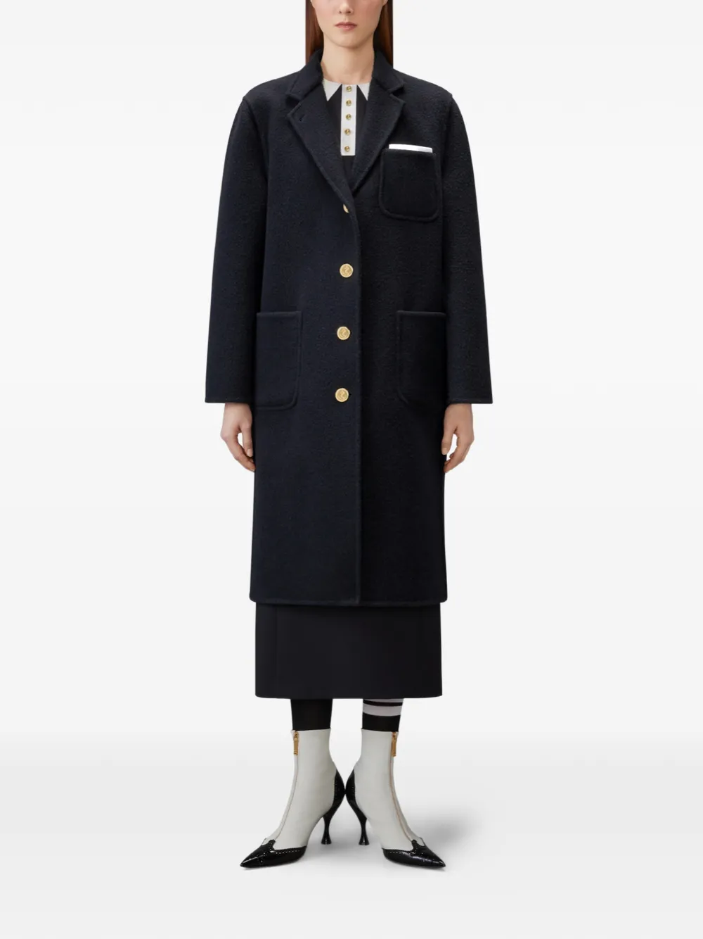 Thom Browne Jas met borstzak Blauw
