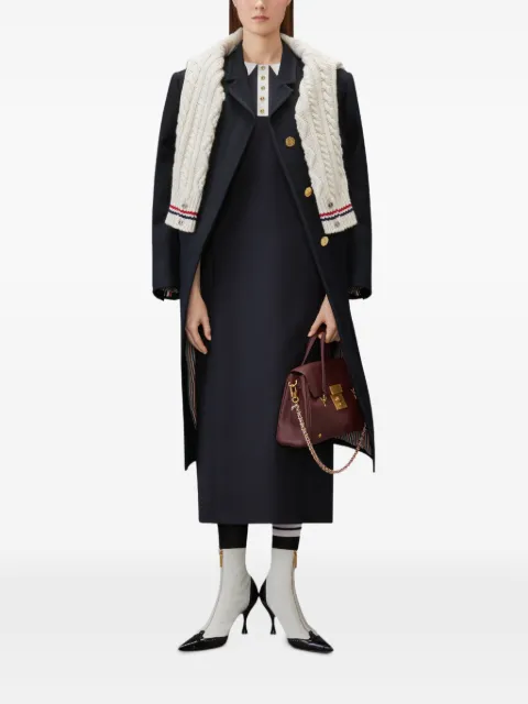 Thom Browne manteau à poche poitrine
