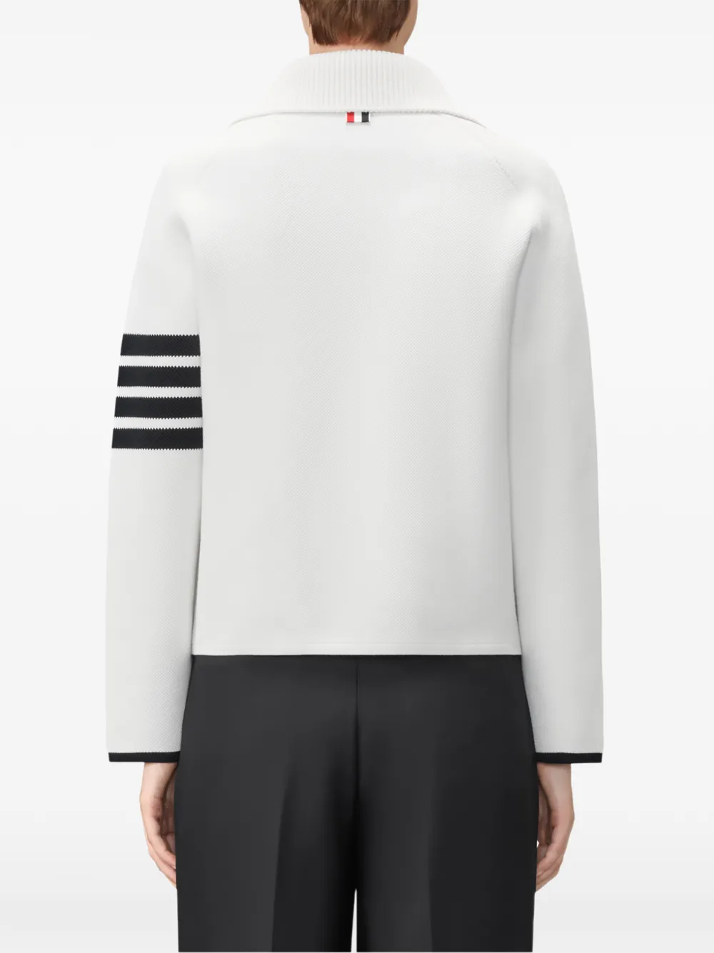 Thom Browne Jack met vier strepen Wit