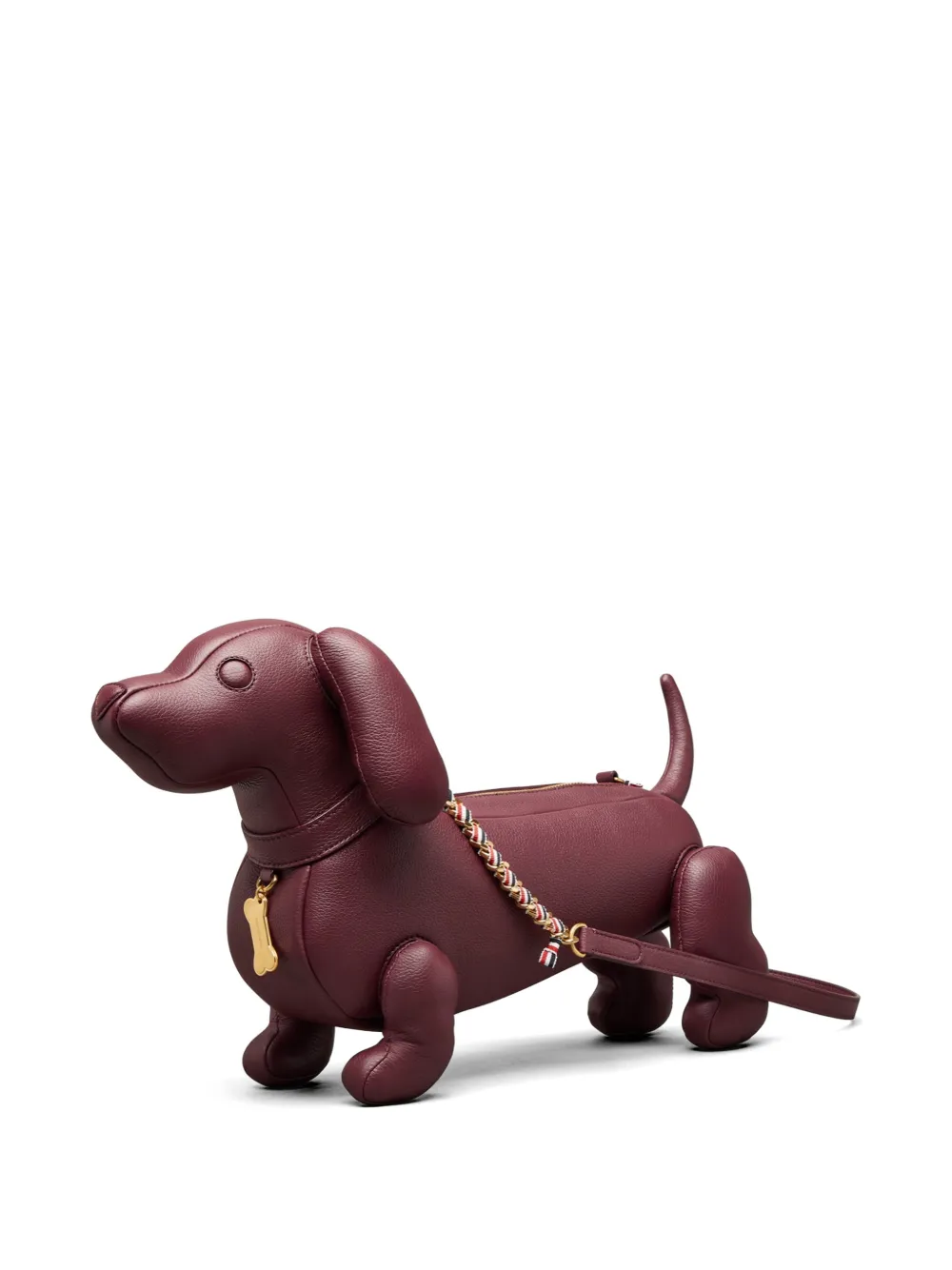 Thom Browne Hector mini-tas van zacht bewerkt leer Rood