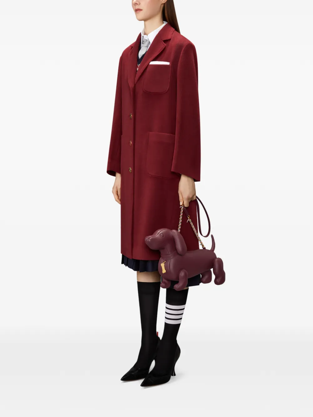 Thom Browne Bolso De Hombro Hector Mini - Rojo 