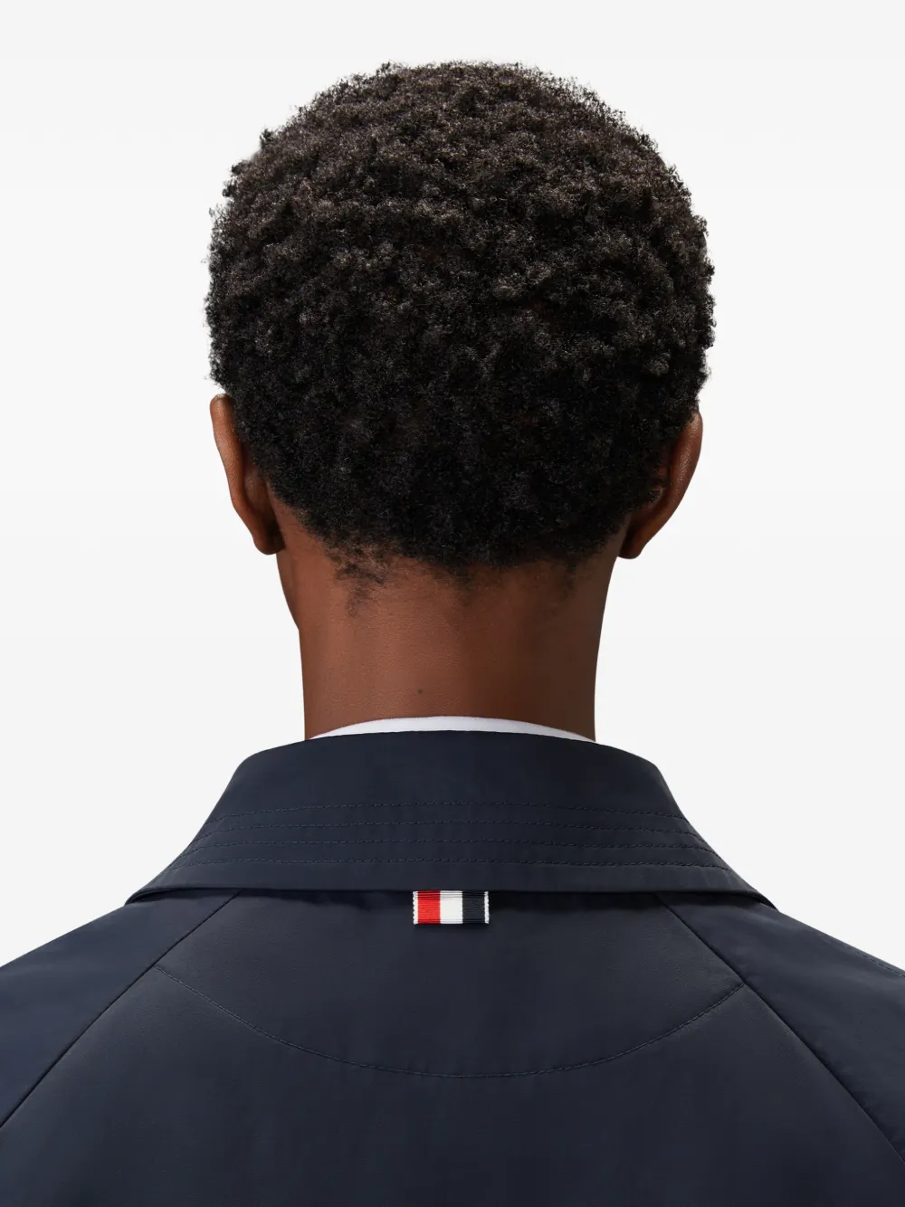 Thom Browne Jack met 4-Bar raglan mouwen Blauw