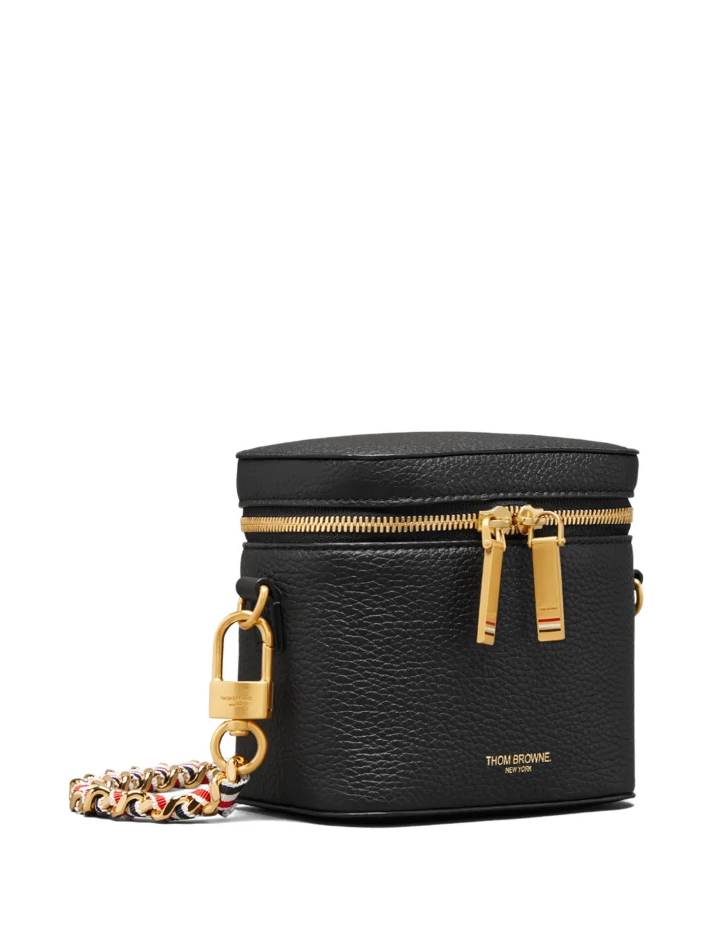 Thom Browne Leren crossbodytas Zwart