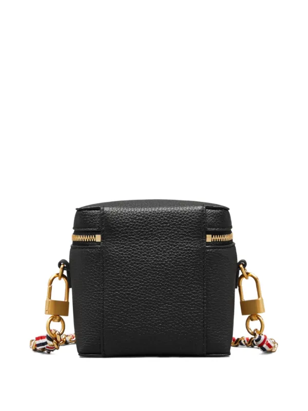 Thom Browne レザー ショルダーバッグ | ブラック | FARFETCH JP