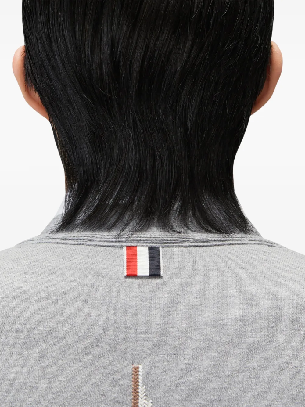 Thom Browne Vest met geborduurd detail Grijs