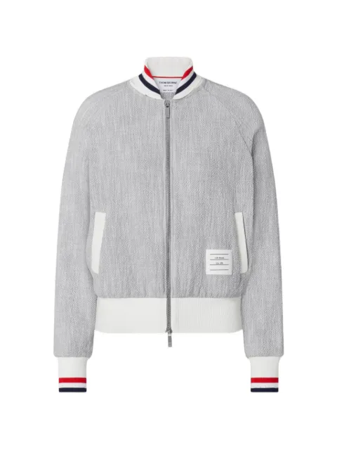Thom Browne chamarra bomber con cierre