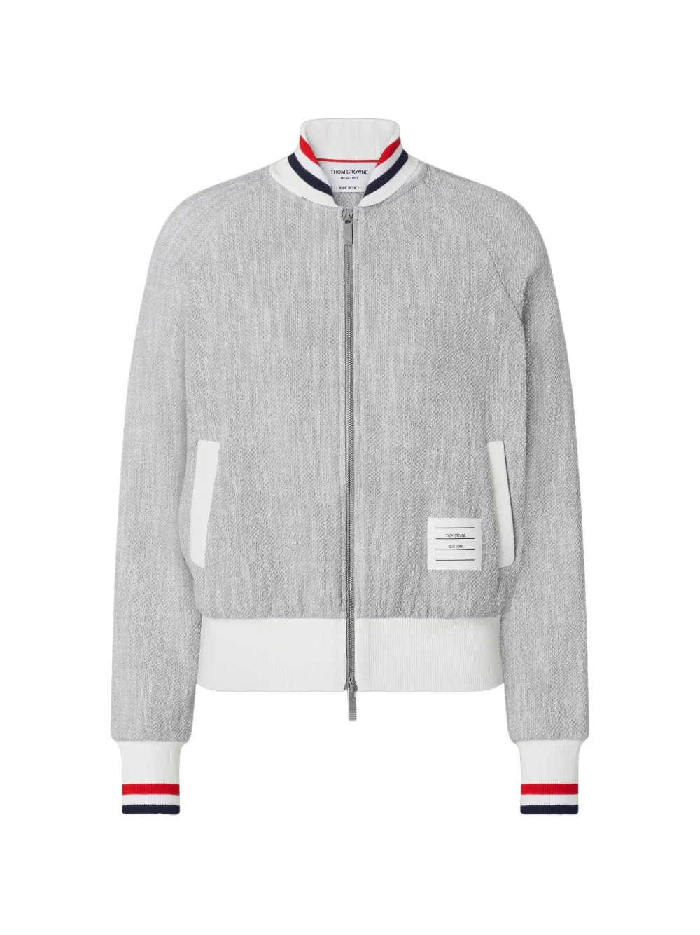 Thom Browne Bomberjack met rits Grijs
