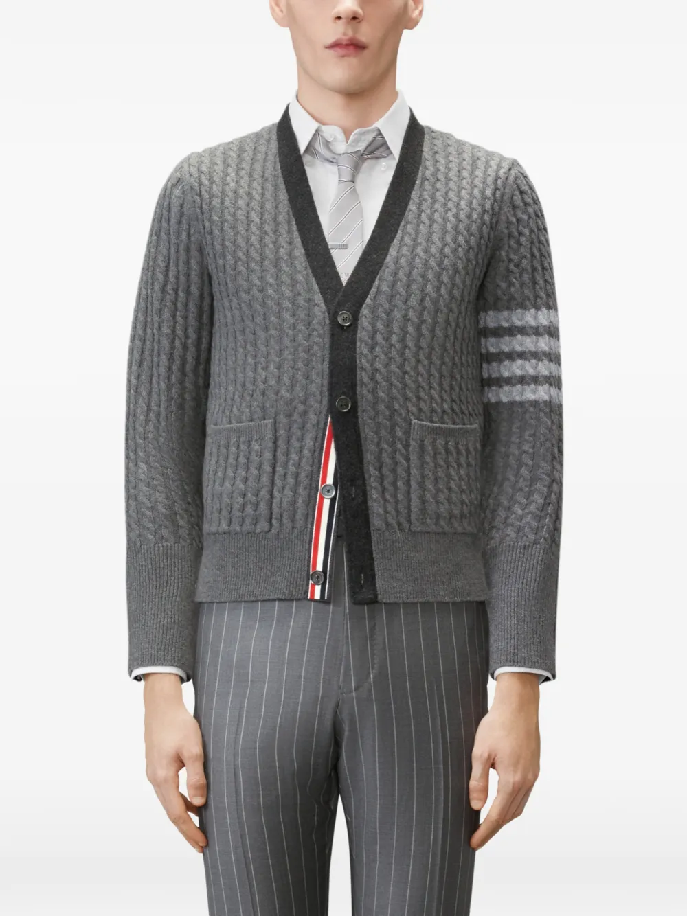 Thom Browne Button-up vest Grijs