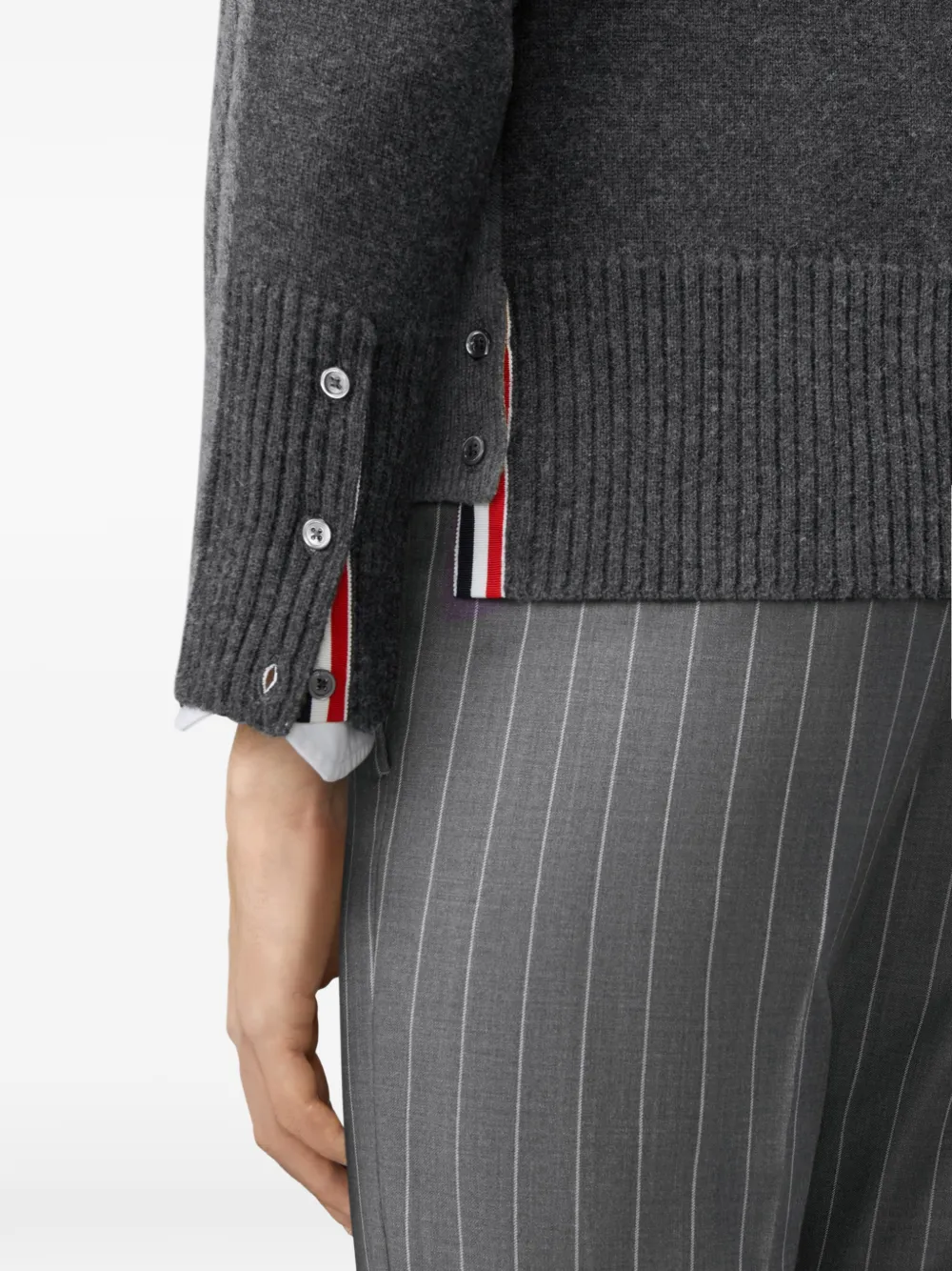 Thom Browne Button-up vest Grijs