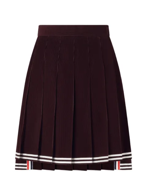 Thom Browne kort nederdel med plisseringer