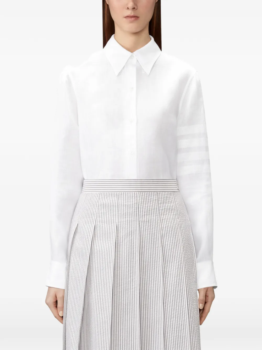 Thom Browne Button-up overhemd Wit