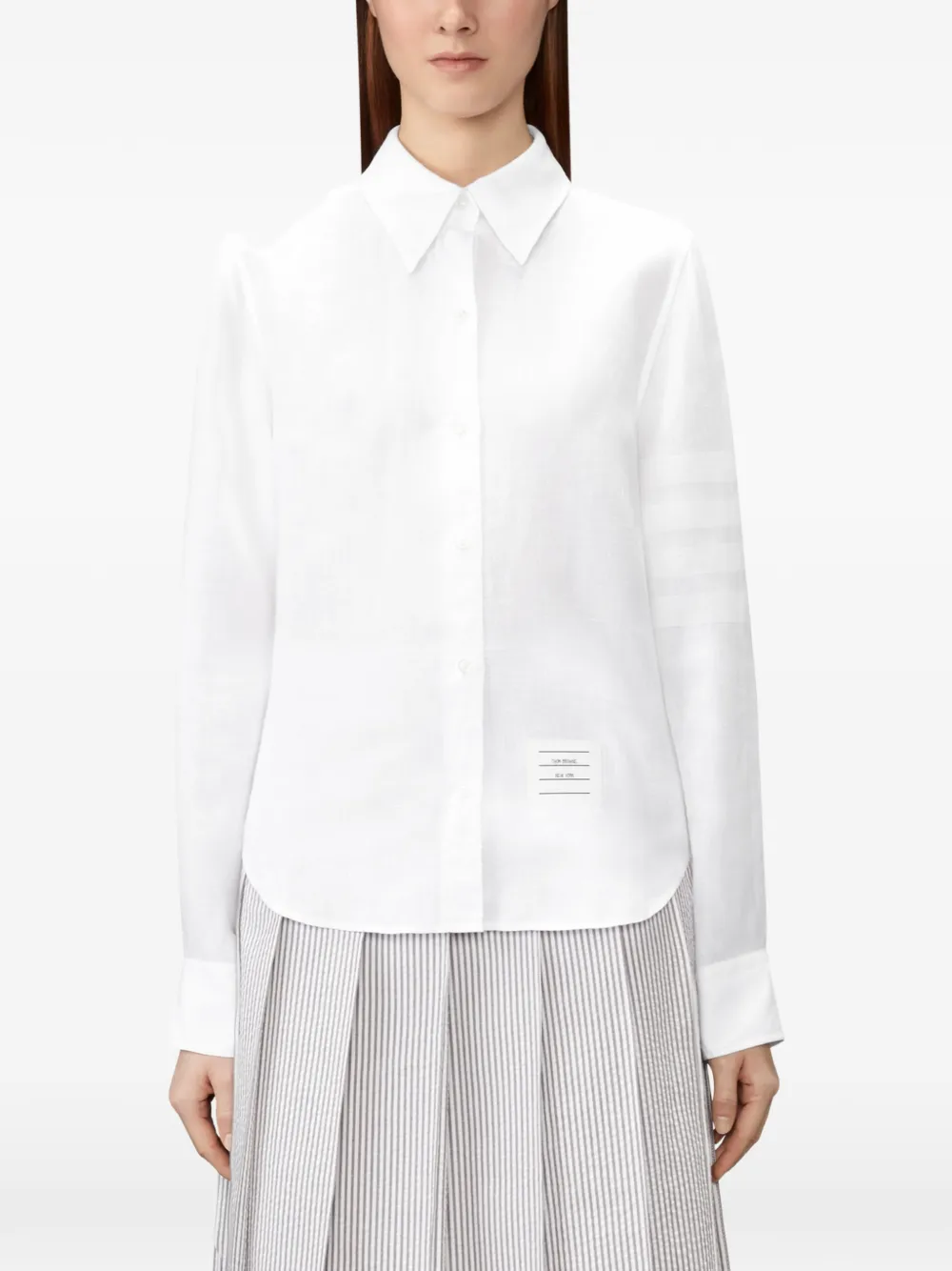 Thom Browne Button-up overhemd Wit