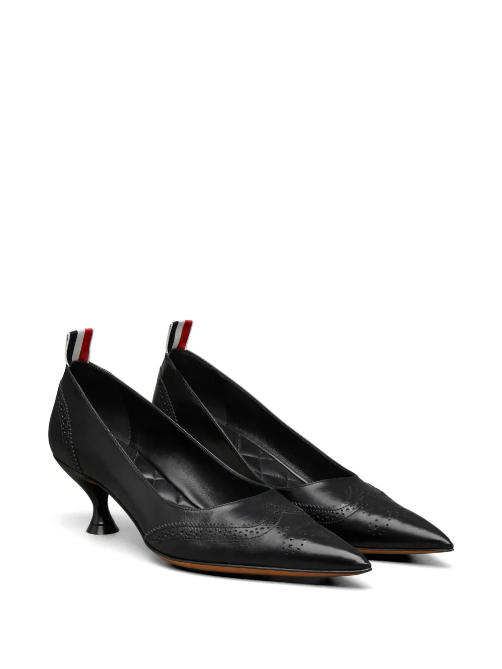 Thom Browne Leren pumps Zwart