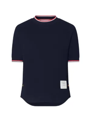Moncler ショートスリーブ ニットTシャツ | ブルー | FARFETCH JP