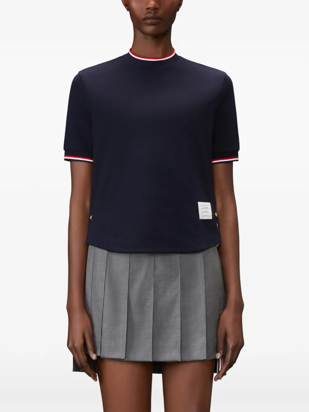 Thom Browne T-shirt met korte mouwen Blauw