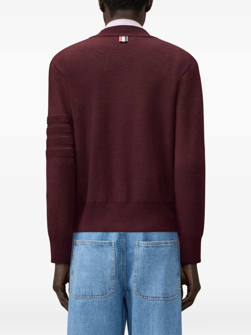 Thom Browne Bomberjack met rits Rood