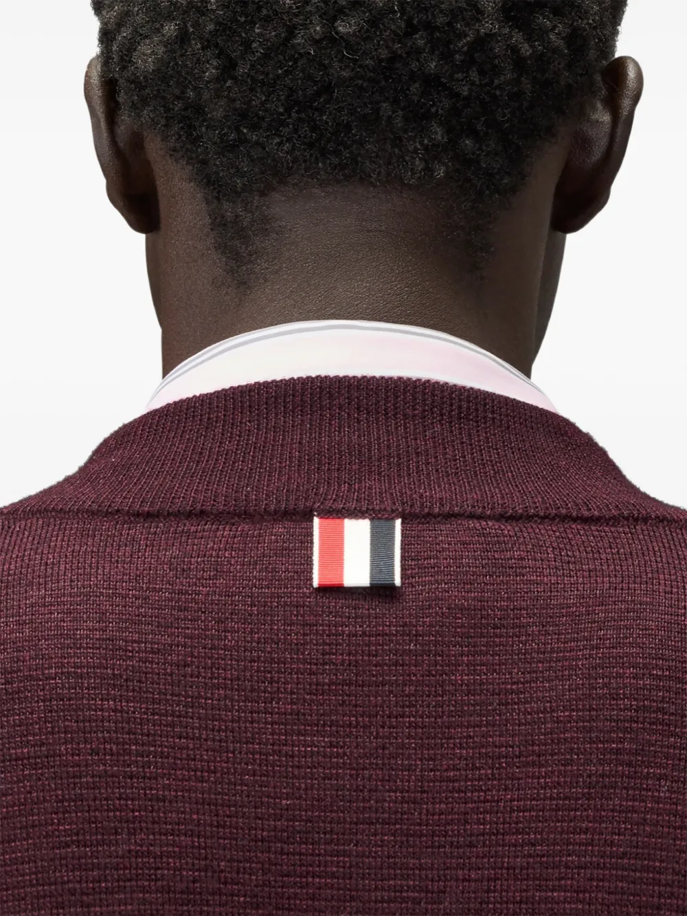 Thom Browne Bomberjack met rits Rood