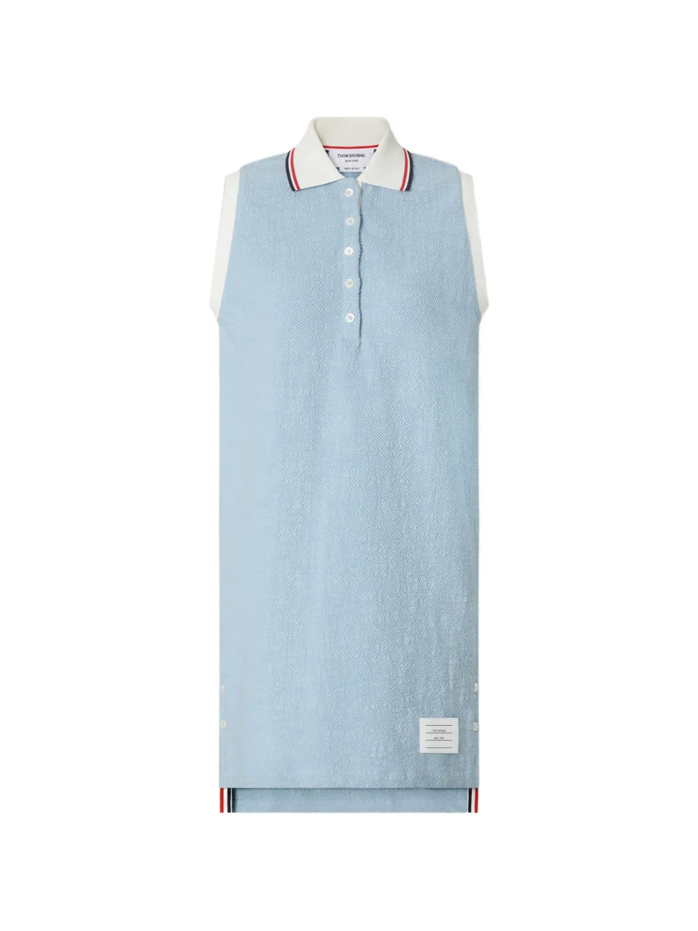 Thom Browne Ärmelloses Polo-Minikleid - Blau