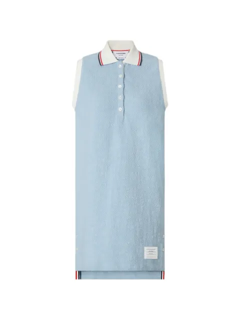 Thom Browne sleeveless polo mini dress