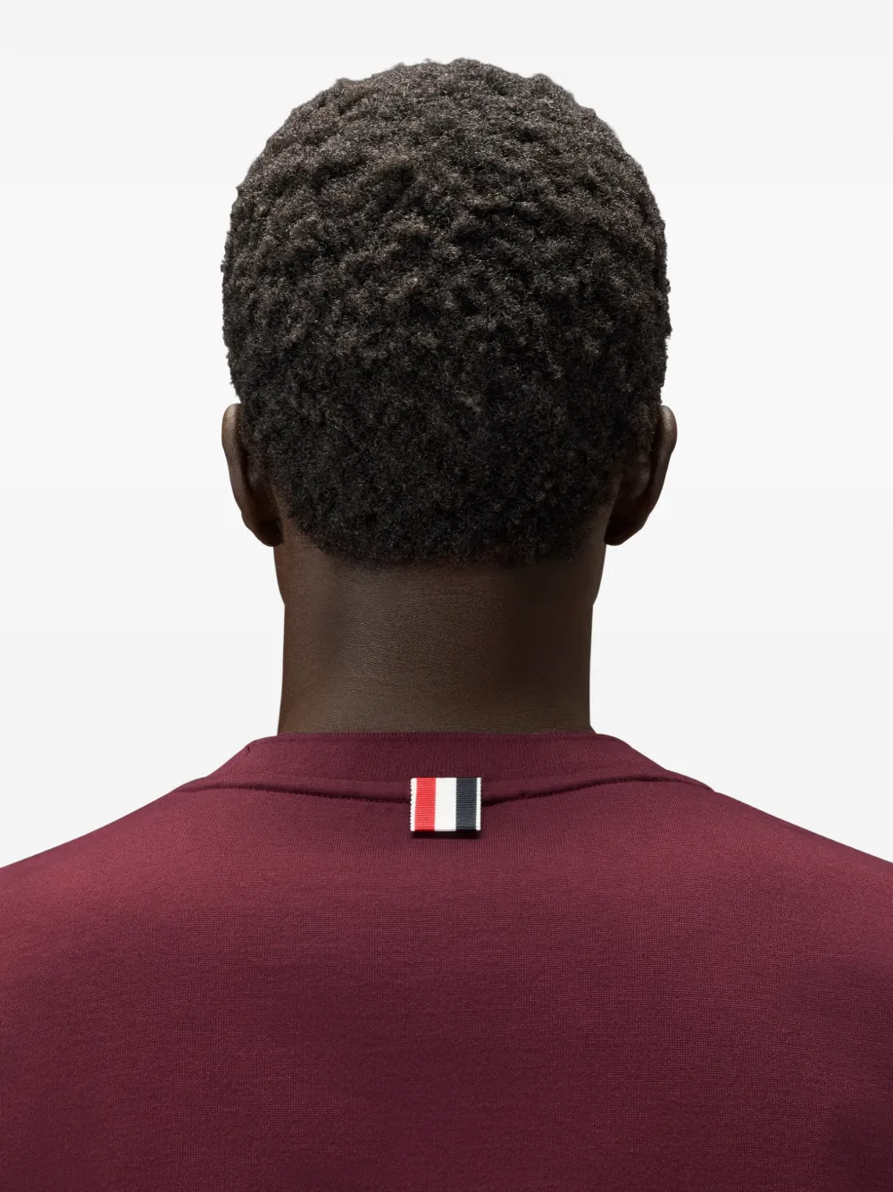 Thom Browne T-shirt met korte mouwen Rood