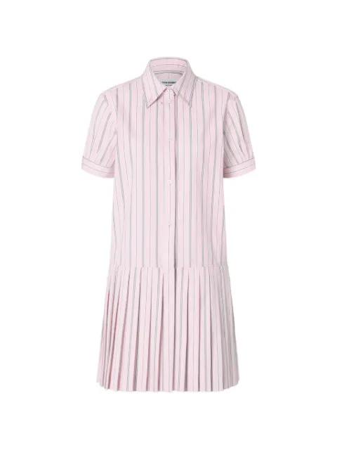 Thom Browne vestido corto con pliegues
