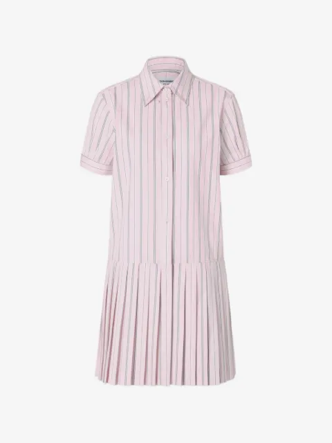 Thom Browne vestido corto con pliegues