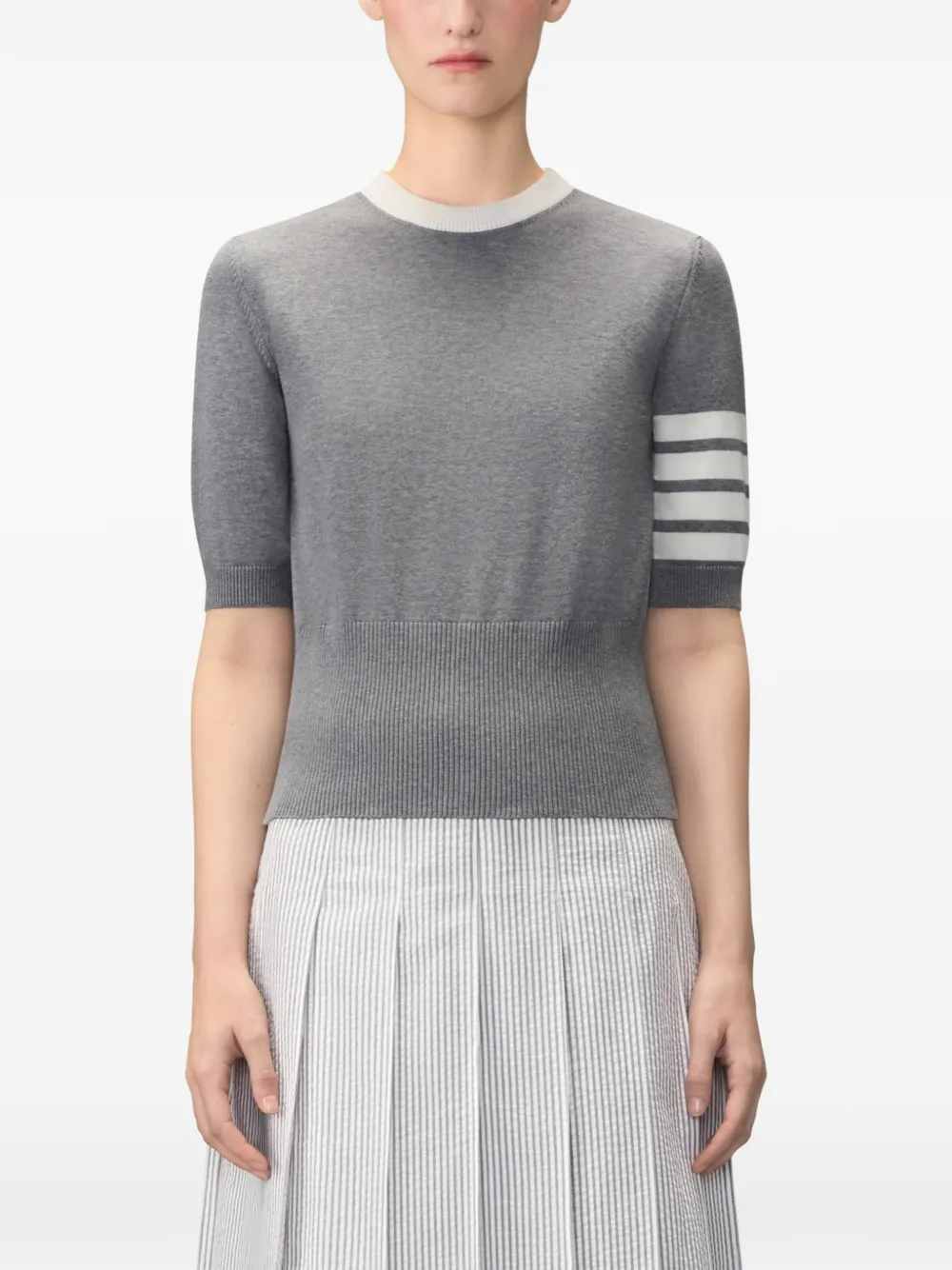 Thom Browne T-shirt met dierenprint Grijs
