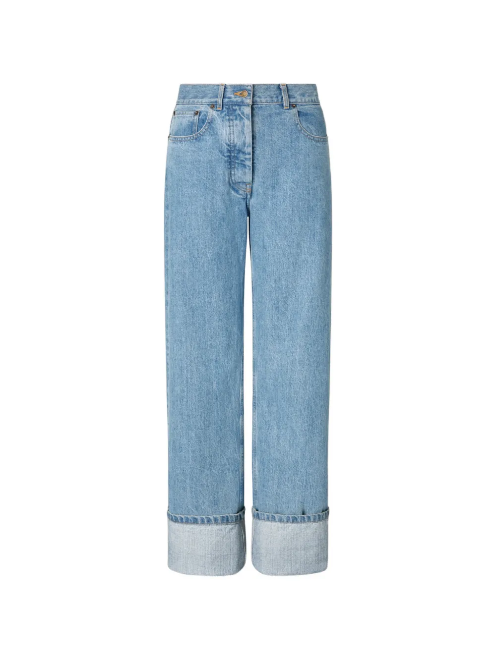Thom Browne Jeans con risvolto - Blu