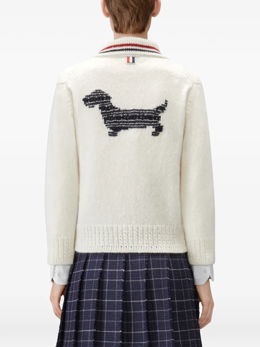 Thom Browne Button-up vest Wit