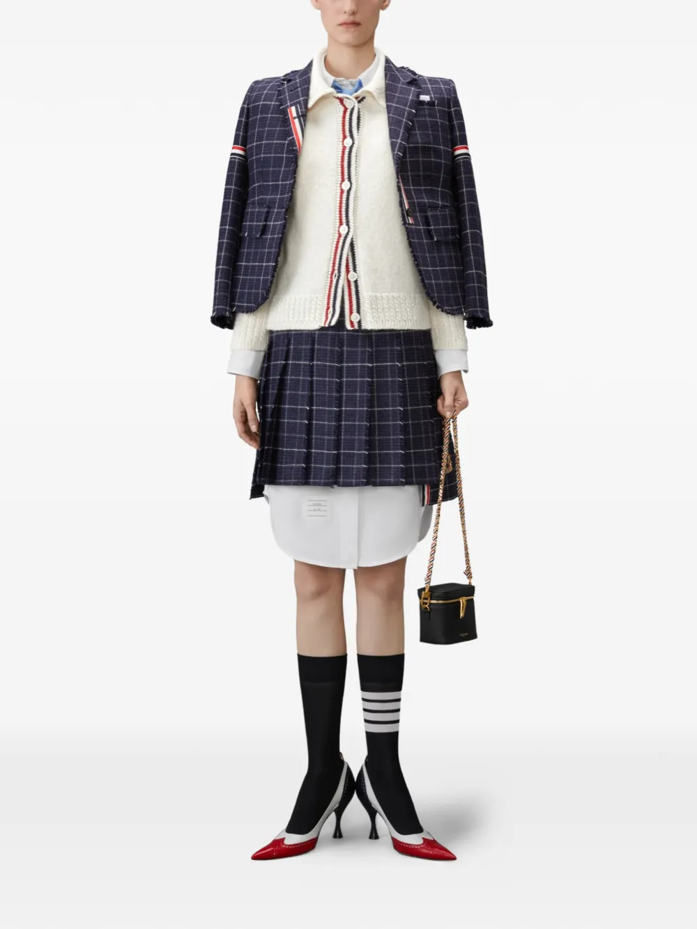 Thom Browne Button-up vest Wit