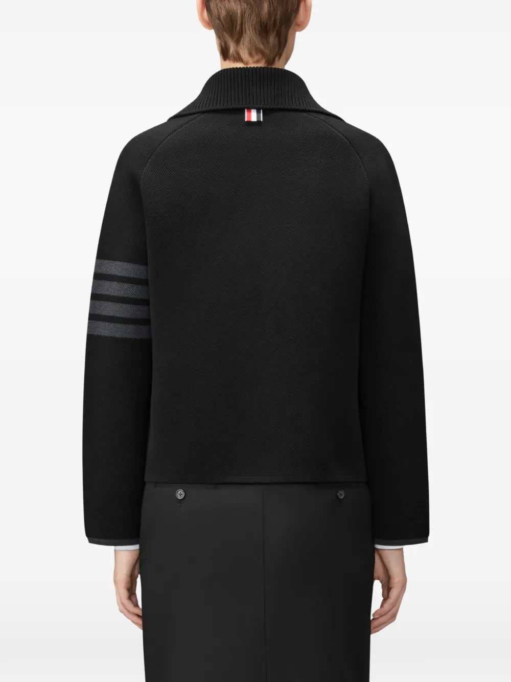 Thom Browne Jack met opgestikte zak Zwart