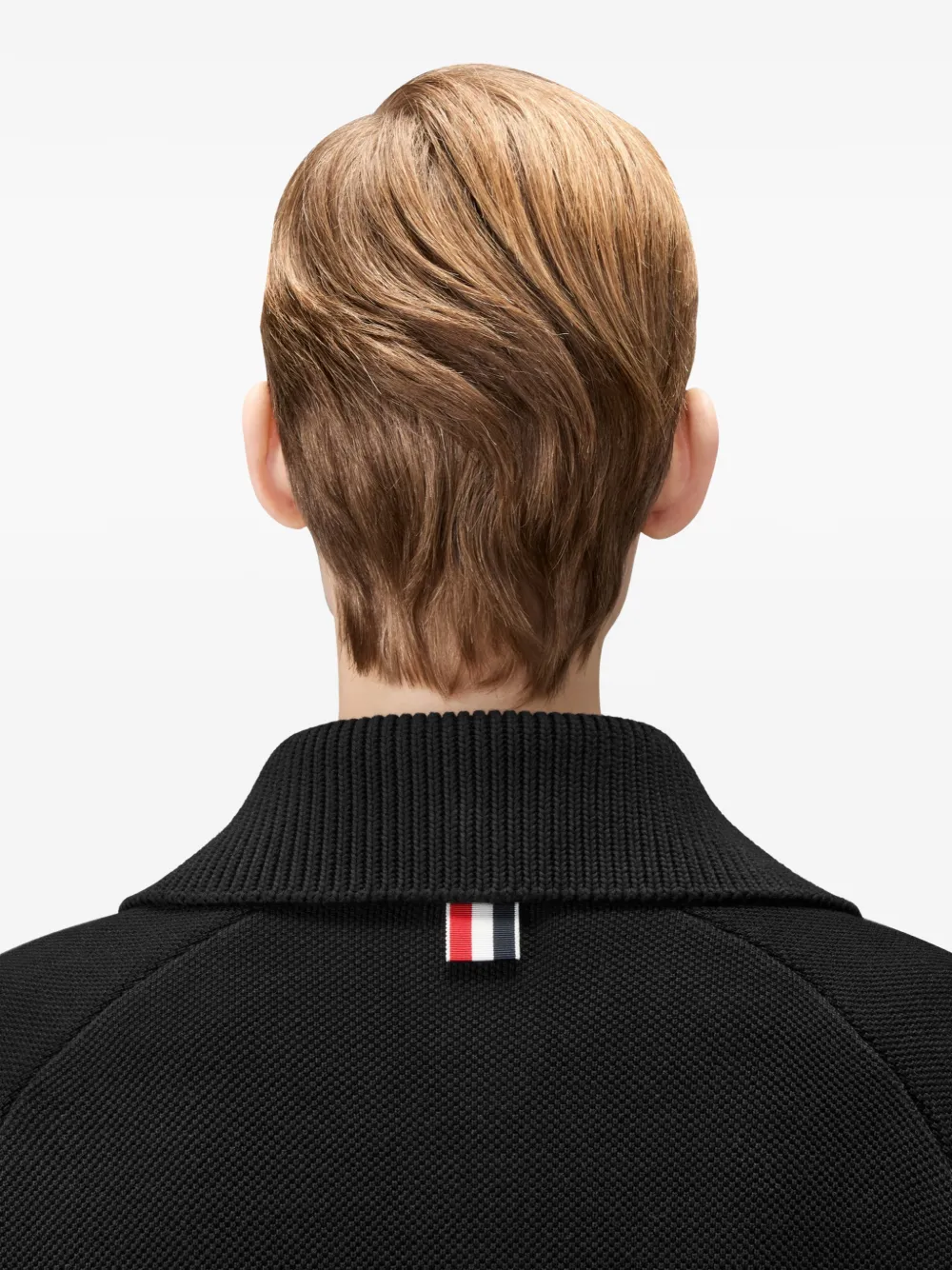 Thom Browne Jack met opgestikte zak Zwart