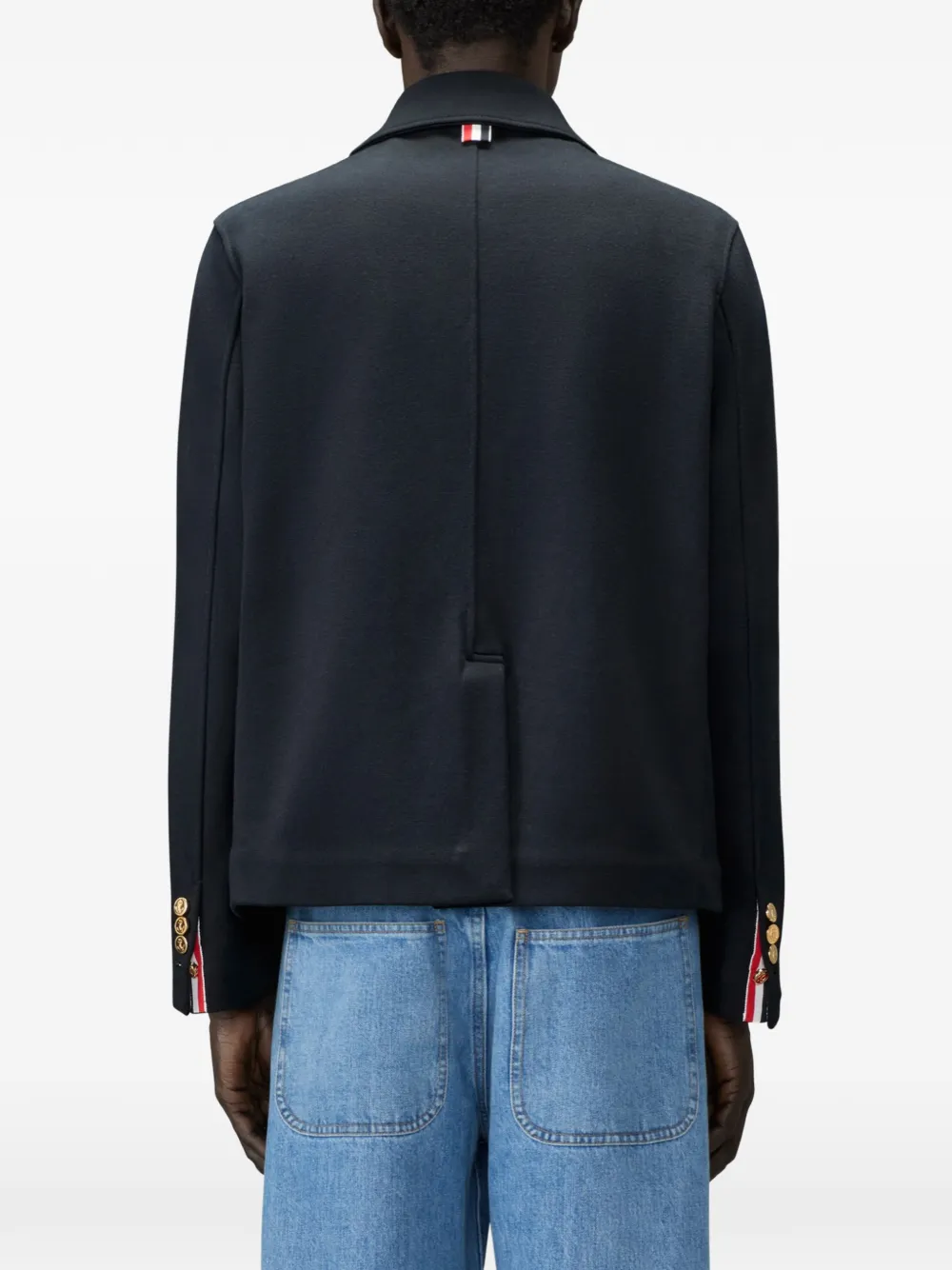 Thom Browne Compact Milano shirtjack Blauw
