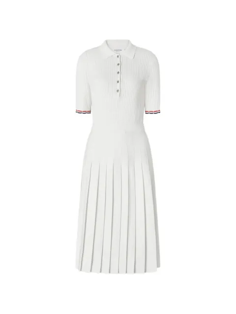 Thom Browne vestido estilo playera tipo polo midi