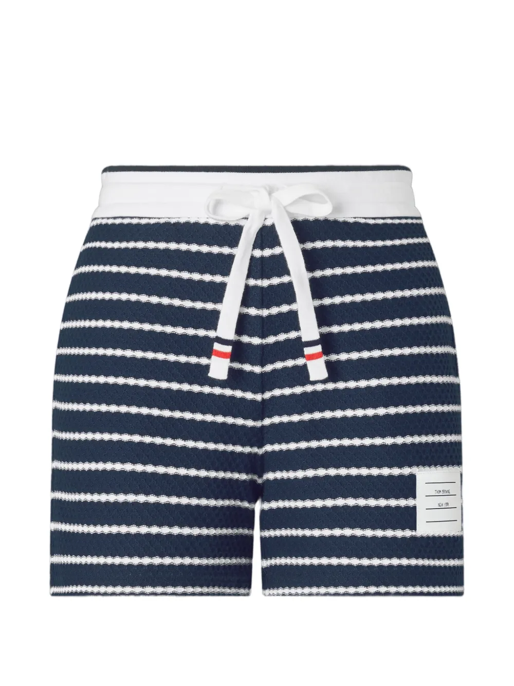 Thom Browne Gestreepte shorts Blauw
