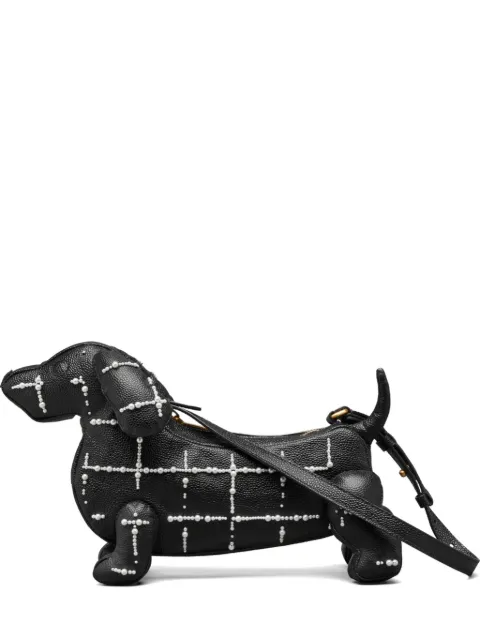 Thom Browne Baby Hector leather shoulder bag